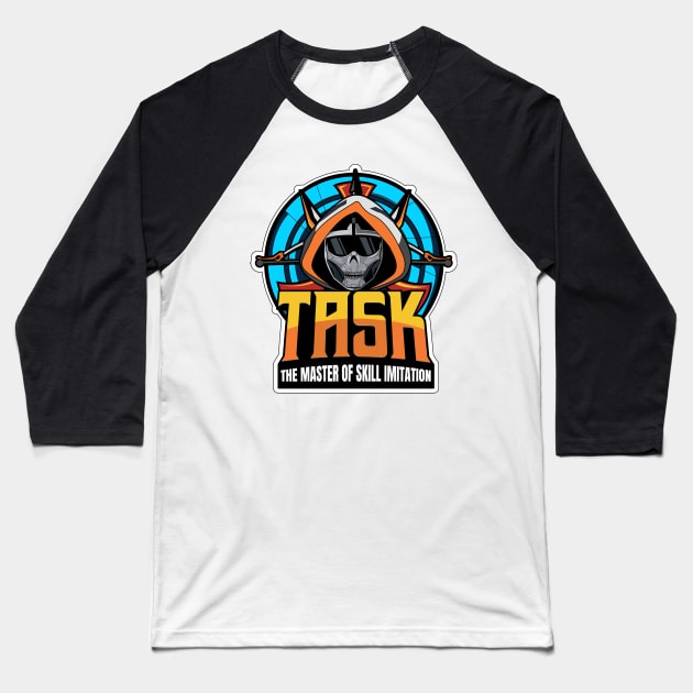 TASK The Master Of Skill Imitation Baseball T-Shirt by DeepDiveThreads